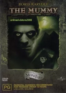 The MUMMY 1932 (Boris KARLOFF Zita JOHANN David MANNERS) Classic HORROR Film DVD - Picture 1 of 1