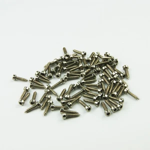 Complete chrome wheel screws self tapping for hpi rv baja 5b 5t 5sc m3 x12mm - Picture 1 of 6