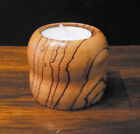 Teelichthalter Kerzenhalter Holz Zebrano Handwerkskunst rustikal Deko Geschenk