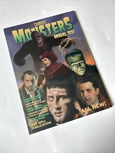 Classic Monsters of the Movies Annual 2021-number LTD Ed Art Print-Postcard-NEW - Foto 1 di 11