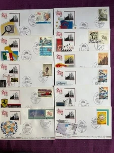 ITALIA '98 SERIE 11 BUSTE FDC ESPOSIZIONE MONDIALE DI FILATELIA (vedi foto) - Imagen 1 de 12