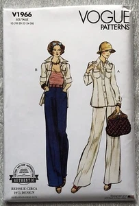 Vogue  Sewing Patterns 1966 . MissesJacket And Pants Uncut. Sizes 18-20-22-24-26 - Picture 1 of 3