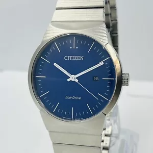 Orologio Citizen Uomo Eco-Drive Axiom Quadrante Blu Acciaio Inox 40 mm BM7580-51L - Foto 1 di 9