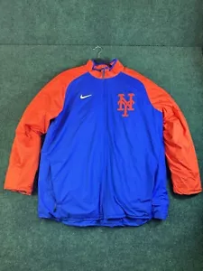 New York Mets Nike Men's Dugout Full Zip Water Repellent Jacket Size L NWT - Picture 1 of 9