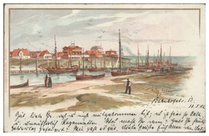 S8767/ Büsum Litho AK  Willy Stöwer  1902 - Picture 1 of 2