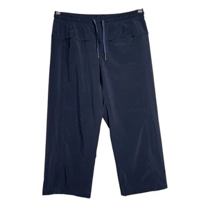 Pantaloni Lululemon Step Lively Crop Donna 4 Blu Navy Danza Palestra Allenamento Yoga - Foto 1 di 12