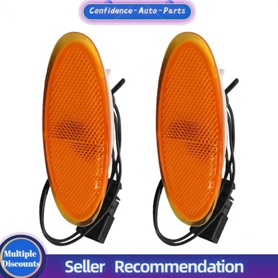 Front Bumper Left + Right Side Marker Light For Bentley Continental GT GTC 04-11 - Imagem 1 de 4