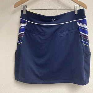 Callaway Donna Truesculpt Opti-Dri Skort Golf Navy M Tasca Laterale - Foto 1 di 13