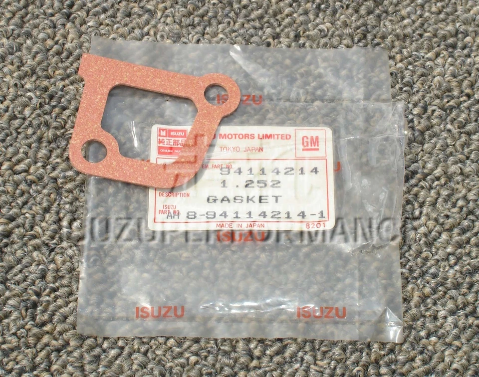 Isuzu 8-94114214-1 T-stat Housing Gasket, 4XC1 Isuzu I-Mark Chevy Spectrum 85-89 - Image 1 of 1