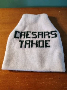 Cappello vintage Caesars Tahoe da collezione casinò berretto berretto invernale neve sci bianco - Foto 1 di 6