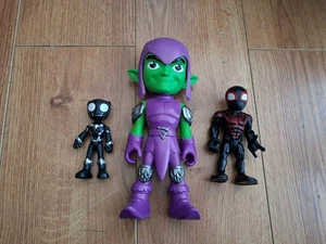 Figura y 2 figuras de Spidey and His Amazing Friends Duende Verde de gran tamaño de 9 pulgadas - Imagen 1 de 9