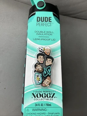 Botella de agua Dude Perfect Noggz doble pared aislamiento tapa a prueba de fugas Foto 1 de 2