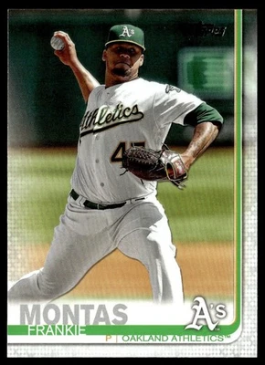 2019 Topps Update Frankie Montas Oakland Athletics #US215 - Image 1 of 2