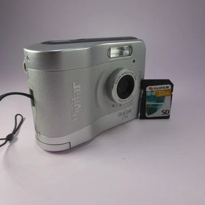 Vivitar Digital Camera Vivicam 3750 3.0MP Silver Tested - Picture 1 of 10