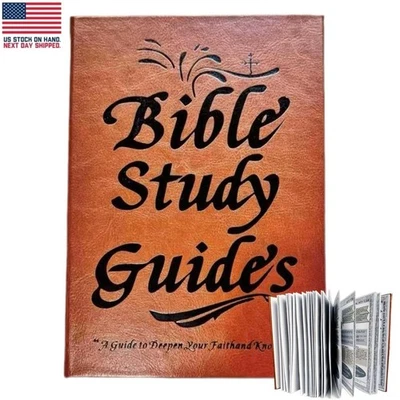 66-Page Bible Study Guide Journal Bible-Book Reference Summary Hardcover Bound - Image 1 of 4
