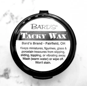 Bard's Tacky Wax (Temporary Adhesive) Wax Museum and Hobby Wax 1 oz (28.3g) - Picture 1 of 5