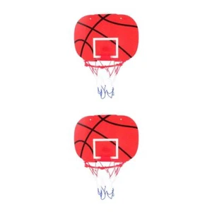 2 juegos de canasta de baloncesto montada en la pared niño bebé niños juguetes deportivos - Imagen 1 de 12