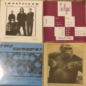 12x LOT- 7" Vinyl 45rpm Garage Punk Alt Rock Sweetcream, Maggies, Creeps!, More! - Picture 1 of 23