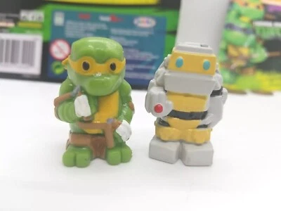 2 Toppers de Lápiz TMNT Tortugas Ninja OOSHIES MICHELANGELO & METALHEAD Foto 1 de 4