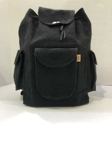 RASTA Bag Beach Hippie Baja Ethnic 3 pockets Backpack Made in Mexico Unisex 012 - Picture 1 of 6