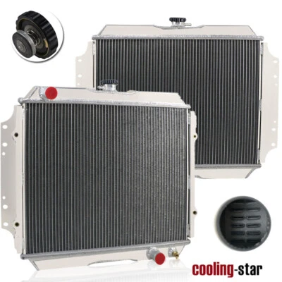 2 Core Aluminum Radiator For Holden Rodeo TF 2.8L Diesel Maunal 1988-1997 - image 1 of 4