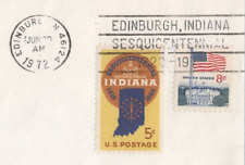 ZAYIX US Event Cover - Edinburgh, IN - Sesquicentennial Station 041322-SM139