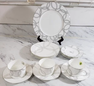 Waterford China Halo 14 Pc Dinnerware Set /New Open Box - Picture 1 of 12