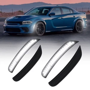 AUTOONE LED Seitenmarkierungsleuchten weiß kompatibel mit Dodge Charger 2015-2023,... - Bild 1 von 7