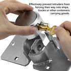 Hidden Shackle Padlock Alloy Steel High Security Prying Drill File Resistant