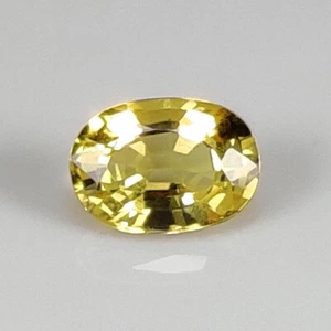 0.80 Ct Natural Top Luster Yellow Beryl Flawless Oval Shape Cut - A21 - Picture 1 of 2