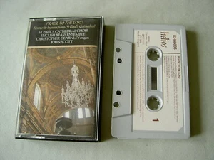 Praise To The Lord - St Paul's Cathedral Choir John Scott cassette - Picture 1 of 2