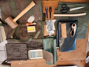 U.S. Tentage Repair Kit w/ Canvas - Picture 1 of 9