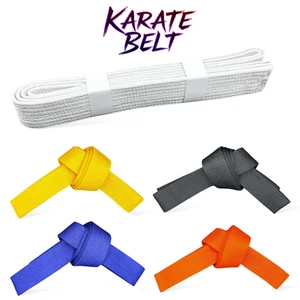 Top-Quality Karate Belts – Cotton Martial Arts Belts – Multiple Sizes Available - Picture 1 of 21