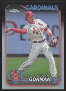 2024 Topps Chrom #97 Nolan Gorman Refraktor - Bild 1 von 2