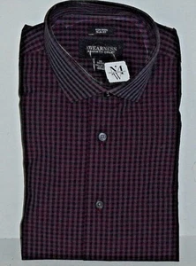 AWEARNESS Kenneth Cole Dress Shirt Non Iron Slim Fit Long Sleeve 16 32/33 - Picture 1 of 2