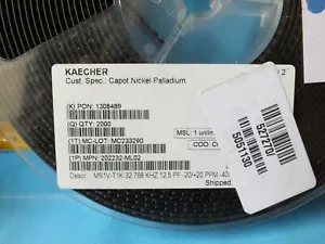 20pcs MICRO CRYSTAL MS1V-T1K 32.768KHz 12.5pF -20/+20 Capot Nickel-Palladium - Picture 1 of 5