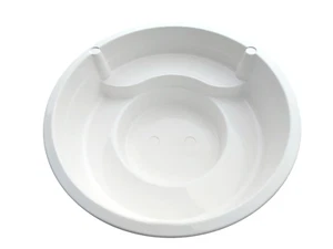 GFK Jacuzzi Fertigbecken Ø 235 x 86 cm Whirlpool Garten Pool Polyester PUR isoli - Bild 1 von 2