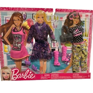 Barbie Fashionistas Conjunto de 3 Conjunto 2011 Muñeca Pequeña Big Dreams SELLADO Cartera Botas - Imagen 1 de 9
