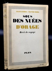 Alexandra David-Neel : SOUS LES NUEES D'ORAGE - Récit de voyage. 1947 - Imagen 1 de 1
