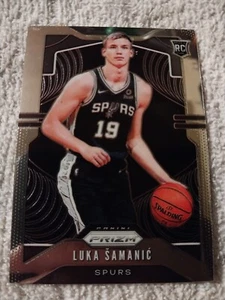2019 LUKA SAMANIC PANINI PRIZM NBA ROOKIE KARTE RC #265 SAN ANTONIO SPURS - Bild 1 von 2