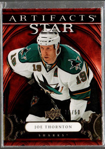 2009-10 Artifacts Gold #139 Joe Thornton S /50