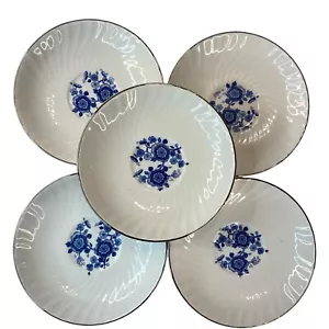Plato de piedra de hierro azul real Enoch madera de cuña Tunstall Inglaterra x5 - Imagen 1 de 8