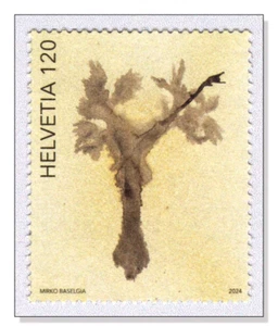 Switzerland 2024 ,Commitment to Art ,Stamps are printed bamboo paper , Unusual - Picture 1 of 1