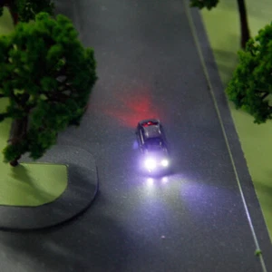 10pcs Model Cars with Light for Scenery Layout or Diorama 12V - Picture 1 of 11