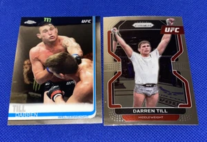 Lotto Darren Till UFC Chrome e Panini Prizm 2022 - Foto 1 di 3