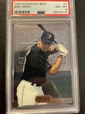 1995 Bowman's Best #B3 Bob Abreu RC Houston Astros PSA 8 NM-MT NY Yankees Rookie