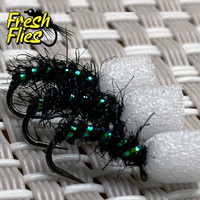 16 Barbless Fly Fishing Dry Flies 