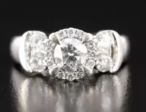 14k natürlicher Diamantring gebraucht - Bild 1 von 8
