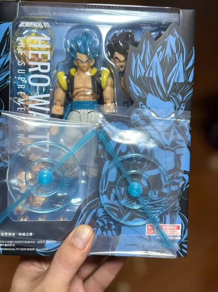 Figura de acción Demoniacal Fit Dragon Ball Hero Waltz Blue Gogeta 6" en stock Foto 1 de 4