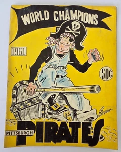 Annuario Programma Pittsburgh Pirates 1961 Campioni del Mondo 1960 Roberto Clemente - Foto 1 di 11